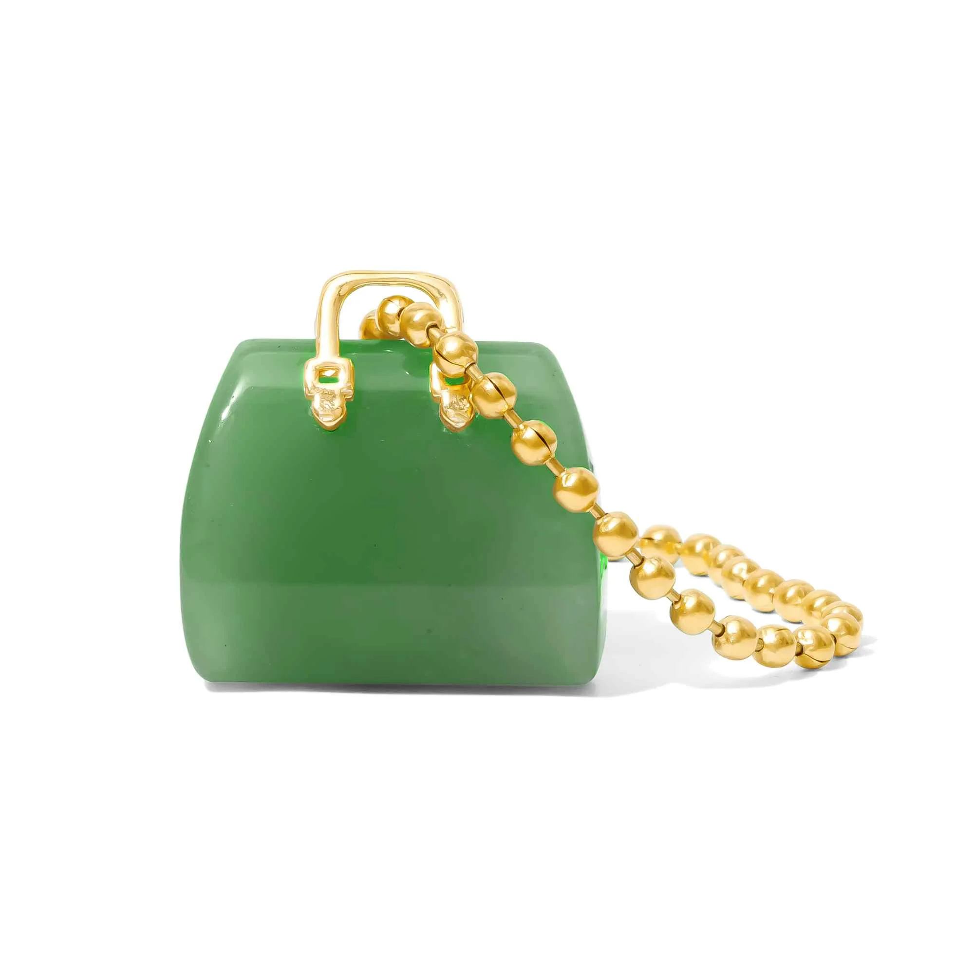 Green Aventurine Handbag Charm �C Wealth, Luck & Abundance