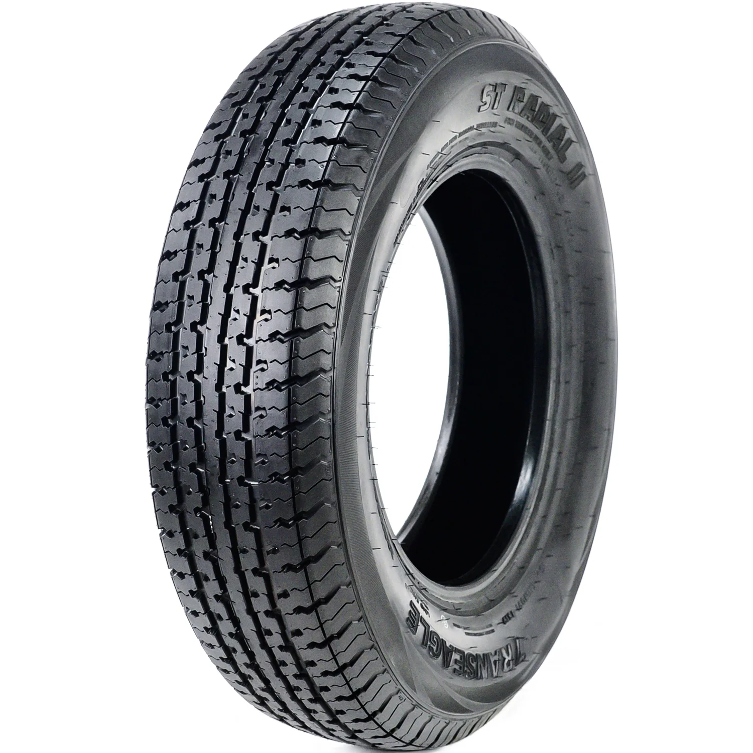 Pair of 2 Transeagle ST Radial II Steel Belted ST205/75R15 205/75R15 107/102L D 8 Ply Trailer Tires