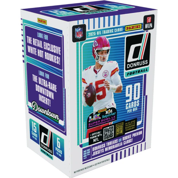 Panini Donruss 2025 NFL Football Trading Card- Blaster Box
