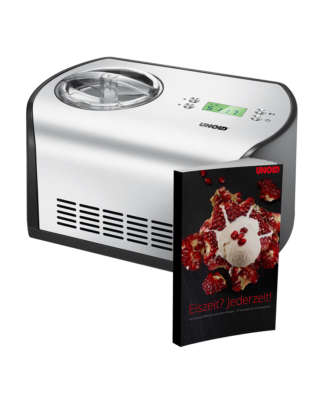 2025 Macchina per gelato One con libro di ricette incluso, capacità 1,2 L