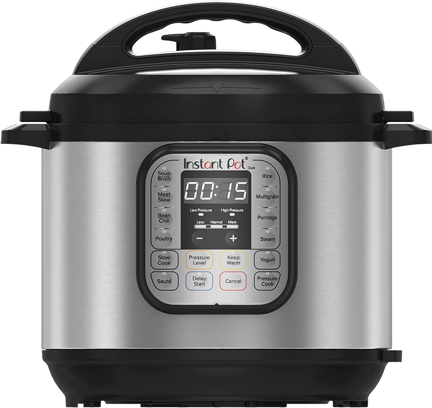 Instant Pot Pro 10-in-1-Elektro-Multikocher 1200 W, 5,7 L – Schnellkochtopf, Schongarer, Reiskocher, Dampfgarer, Sautierpfanne, Sterilisator, Joghurtbereiter, Sous Vide Gert – Schwarzer Edelstahl