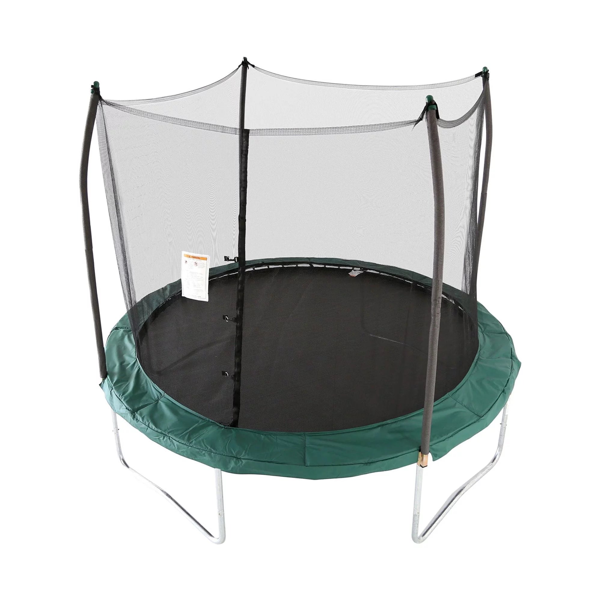 Skywalker Trampolines 10 Ft Round Outdoor Trampoline with Enclosure, Green