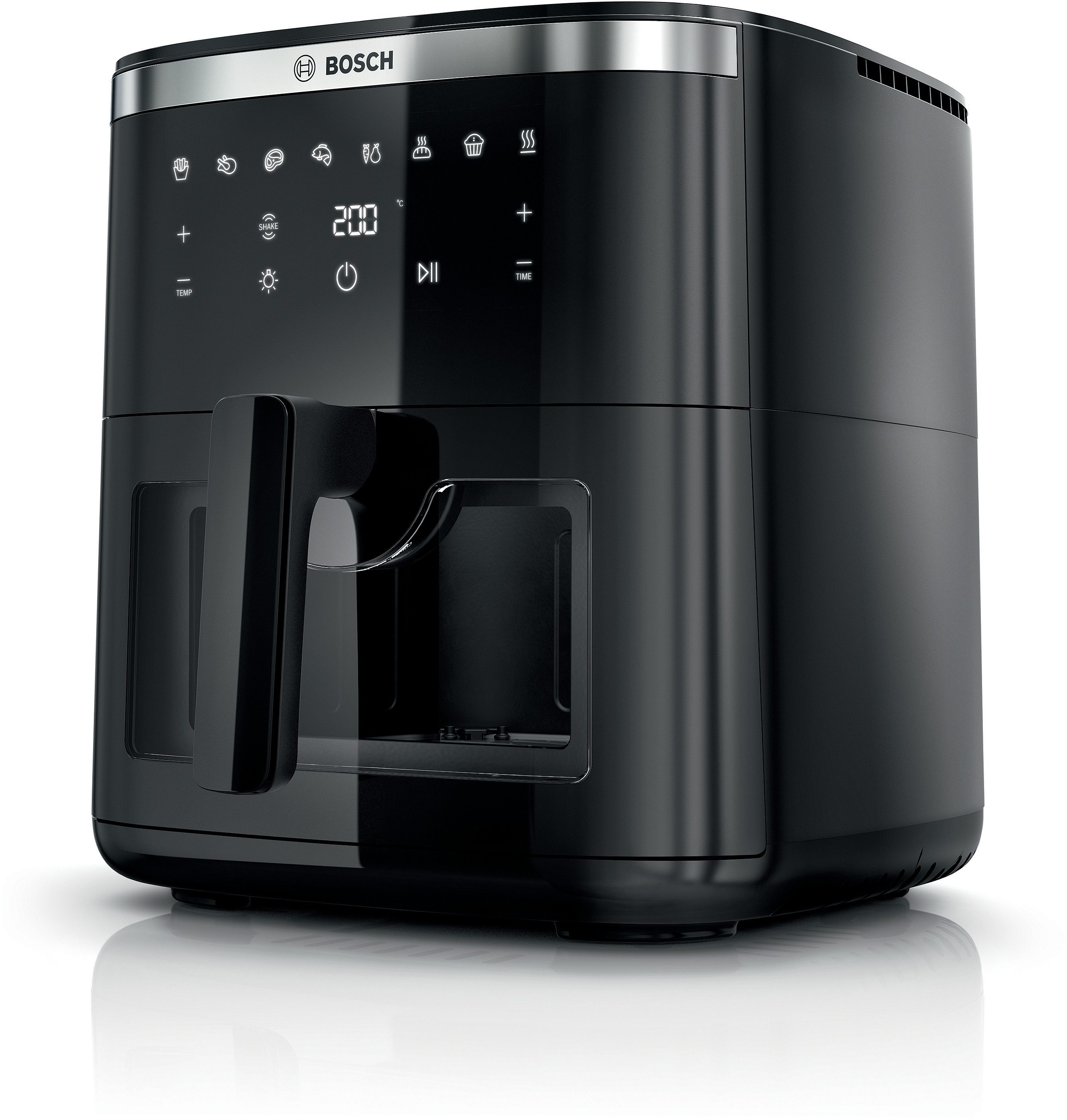 Heißluftfritteuse XXL Air Fryer Serie 6, MAF671B0, 7,1l, Fenster, 7 Programme, schwarz