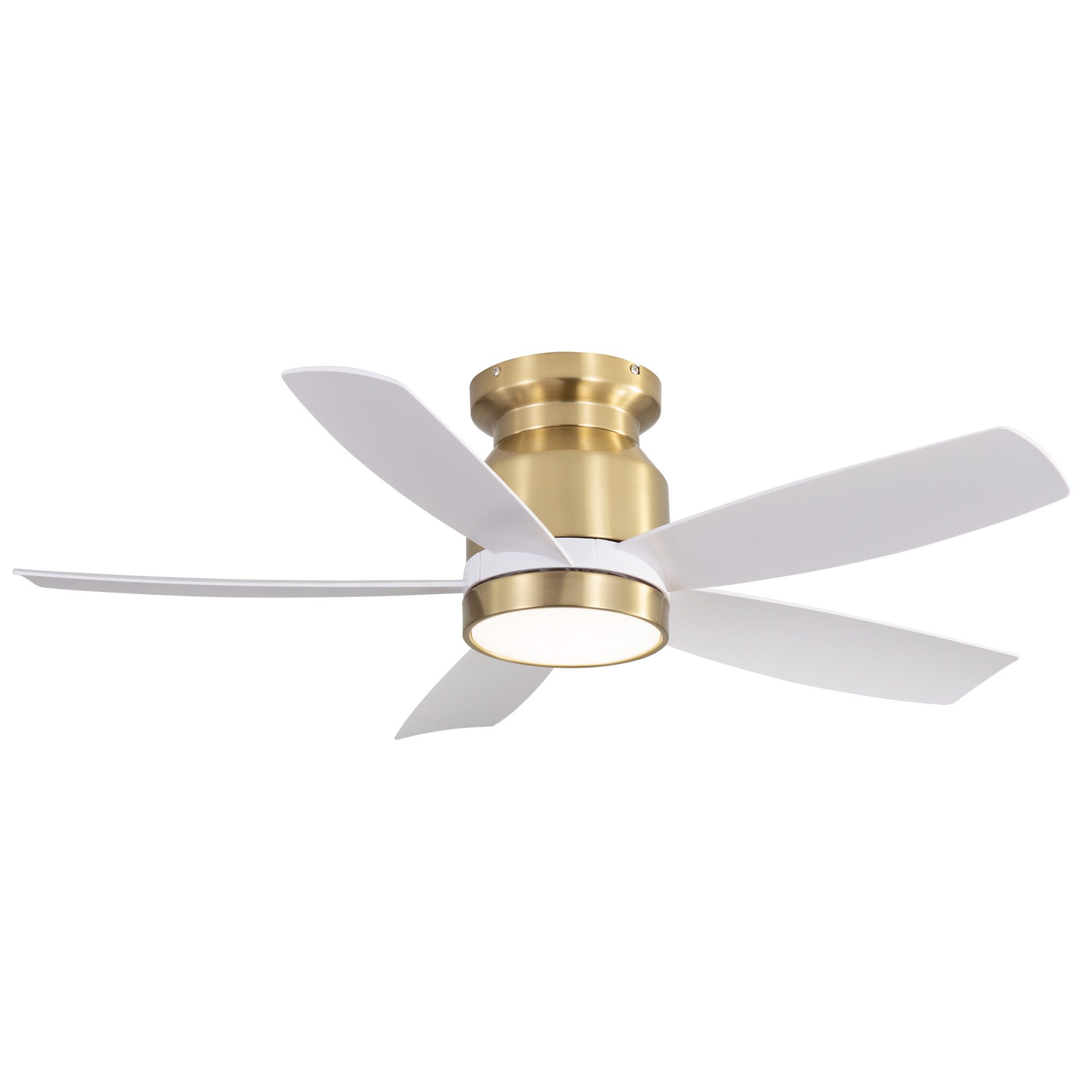 Deckenventilator 42-Zoll Flachdeckenventilator mit reversiblem DC-Motor 5 weiße