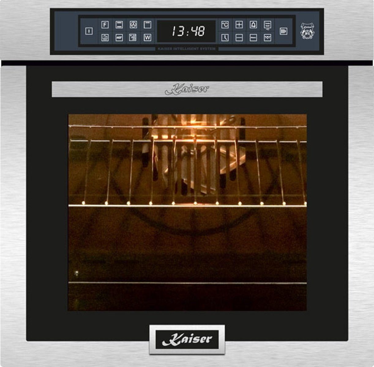 Backofen-Set Herd Set Autark Einbaubackofen Edelstahl,79L 15 Fkt. mit Induktions-Kochfeld, 	4 Induktions-Kochzonen mit Power-Funktion, 60 cm EH 6306 R +KCT 6705 FI Ära