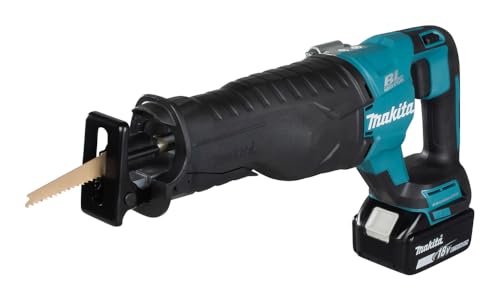 SEGA recipro a batteria 18 V/50 AH/con 1 batteria e caricatore in valigetta, djr187rt, blu, DJR187RT 0 wattsW, 18 voltsV : Amazon.it: Fai da te