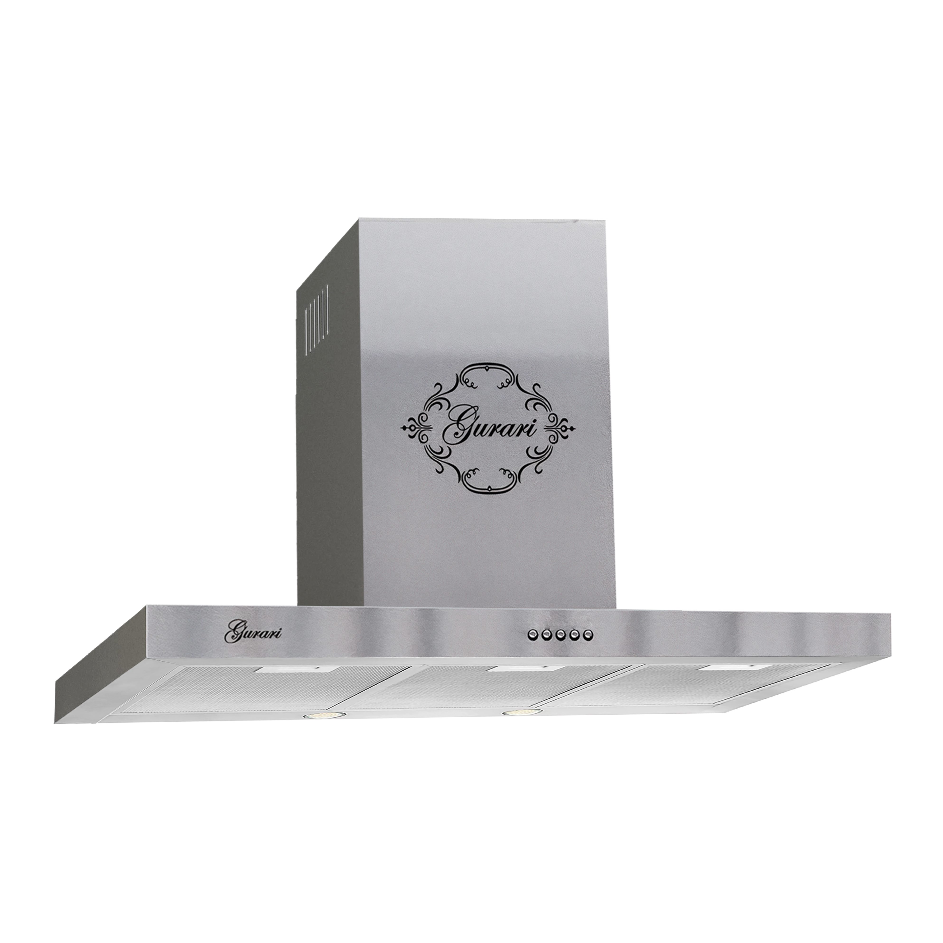 Wandhaube GCH 461 IS 90 N+Umluft,Edelstahl Dunstabzugshaube 90 cm, 1000m³/h