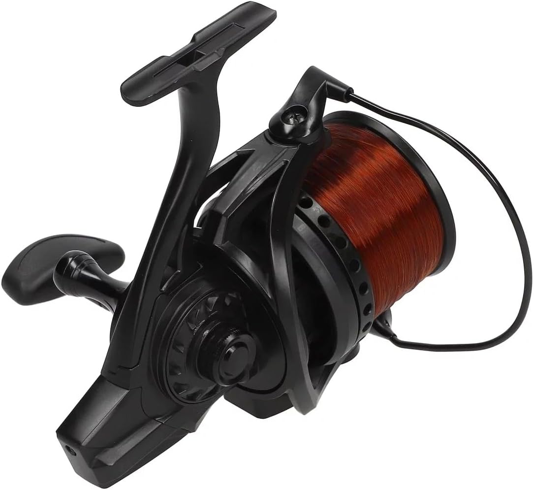 Mostal Karpfencombo Big Pit 8000 + CR 8 Carp 12ft 3,50lbs + Schnur Karpfen Angelset