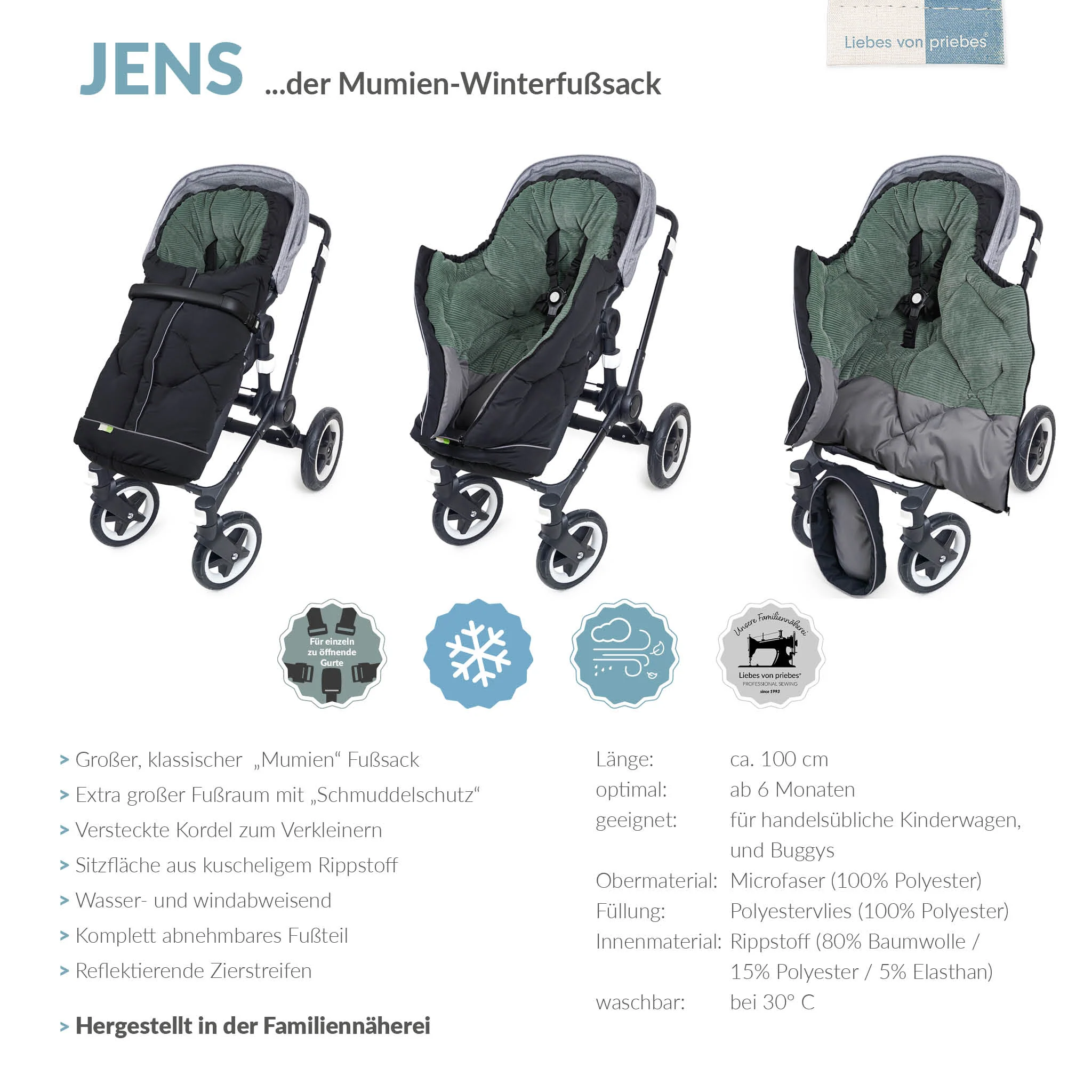 JENS der klassische Mumienfu?sack