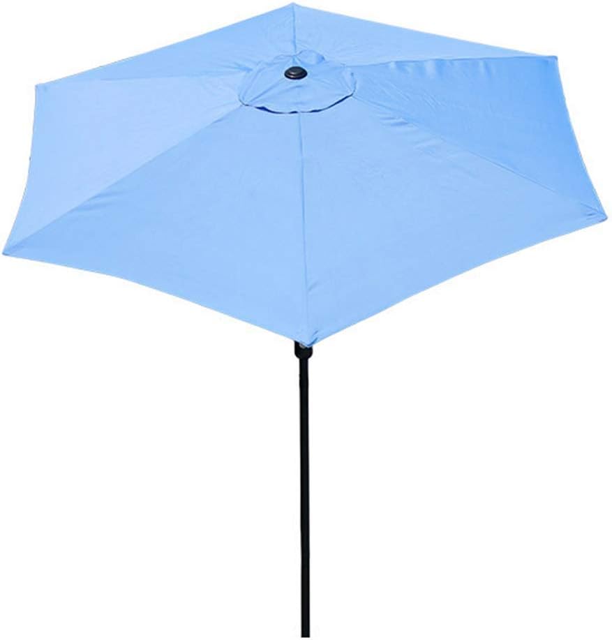 2,4 m/7,9 ft Neigungs-Gartenschirm-Sonnenschirm, Baldachin-Sonnenschutz, faltbare, UV-beständige Aluminiumkurbel für Balkon, Terrasse, Garten, Außenschirm, Sonnenschutz good