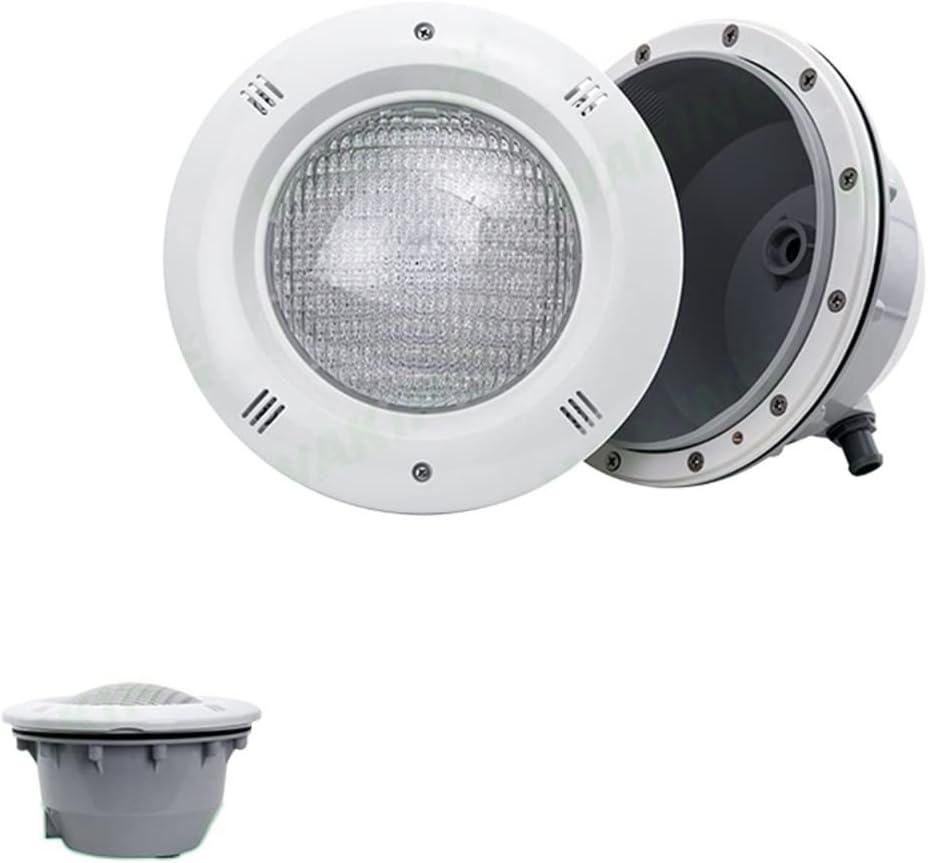 Unterwasser-Teichbeleuchtung, 18 W, 25 W, 35 W, 45 W, Schwimmbad-LED-Unterwasserlicht, 12 V, Film, verdeckt, PAR56-Licht, RGB, buntes Muschel-Unterwasserlicht, Schwimmbad-Bodenleuchte (Farbe: Gelb,