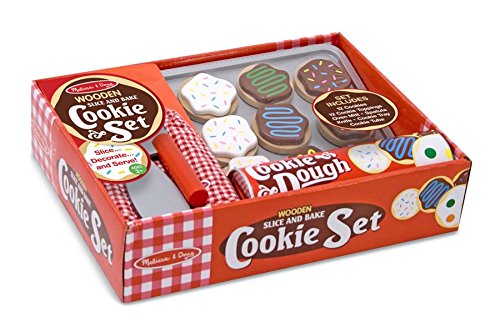 Slice & Bake Cookies Set   Play Food Set   FREE Melissa & Doug Scratch Art Mini Pad Bundle [40747] : Giochi e giocattoli
