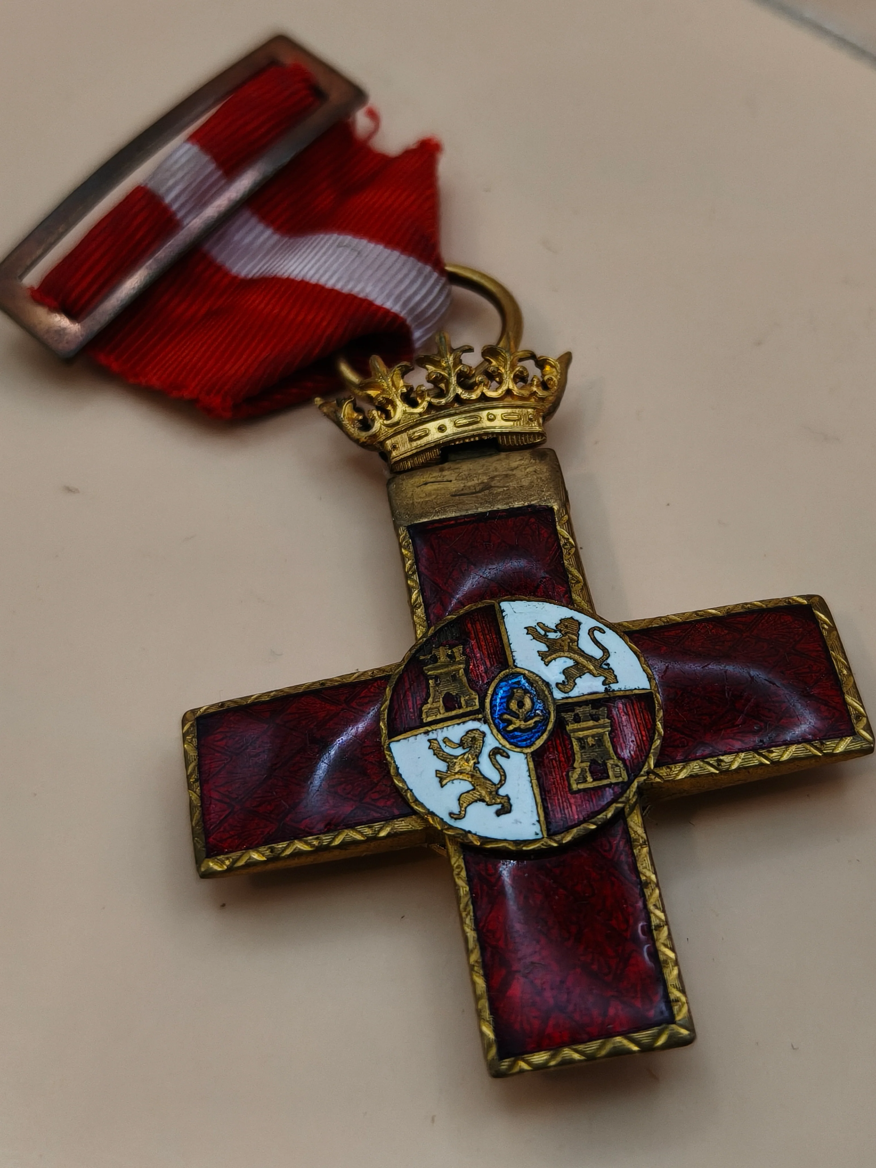 Cruz roja m��rito militar. Guerra civil espa?ola.