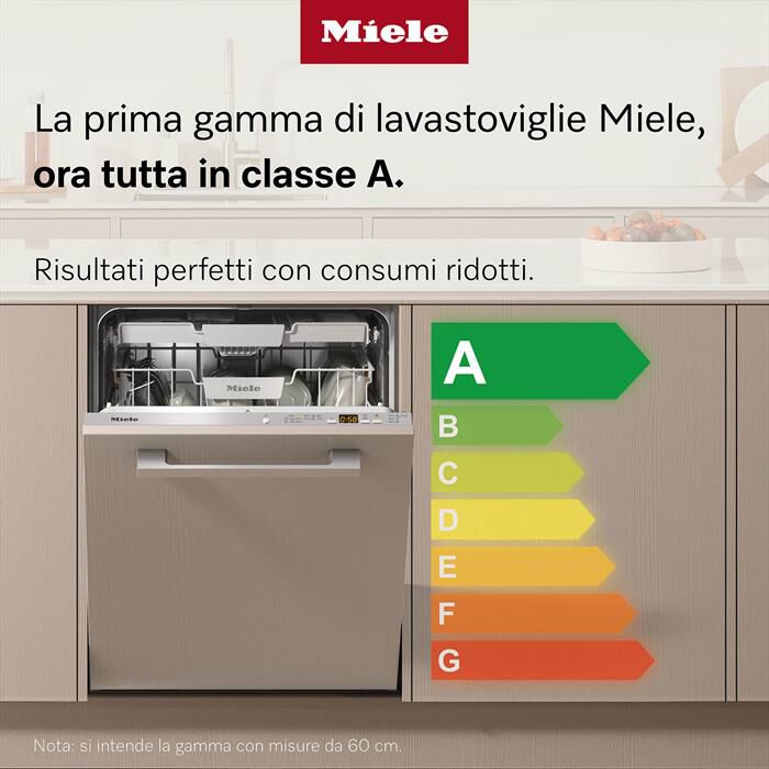 MIELE - Lavastoviglie G 5611 SCU ACTIVE Classe A 14 copert-CleanSteel