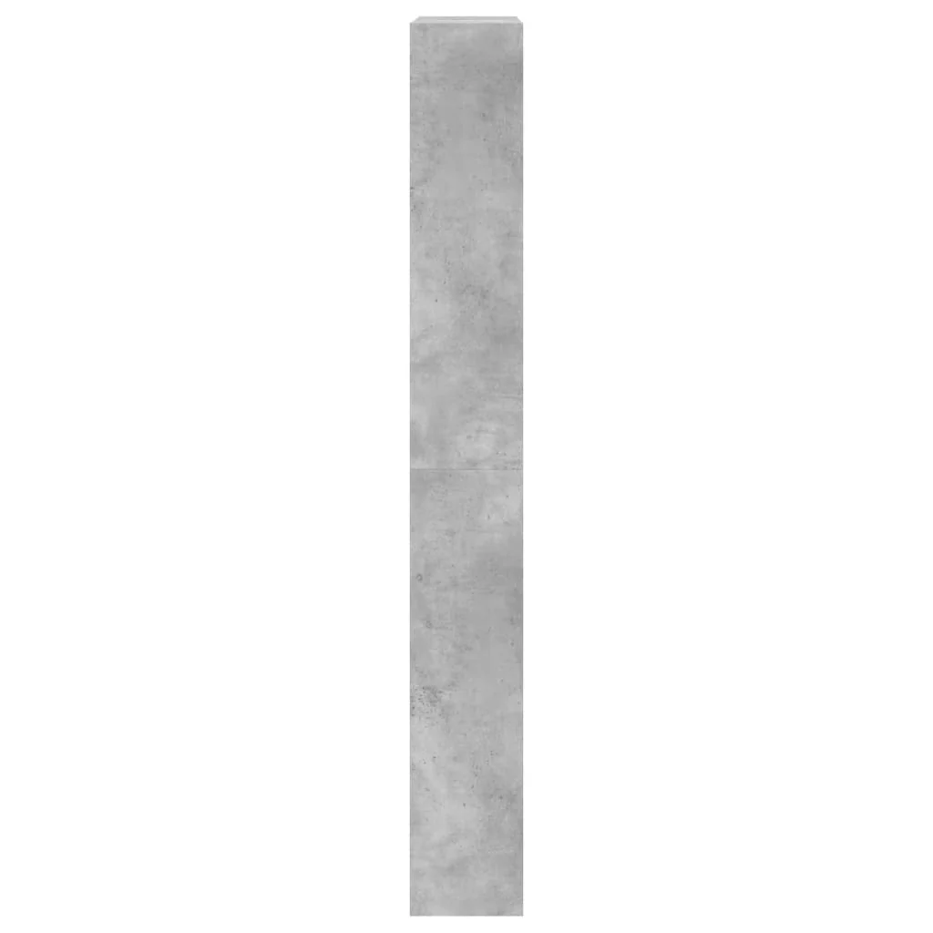 Scarpiera 4 Cassetti Ribaltabili Grigio Cemento 80x21x163,5 cm