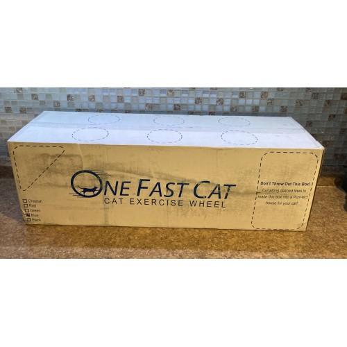 One Fast Cat Exercise Wheel &ndash; Black, New In Box, Pet Fitness Toy