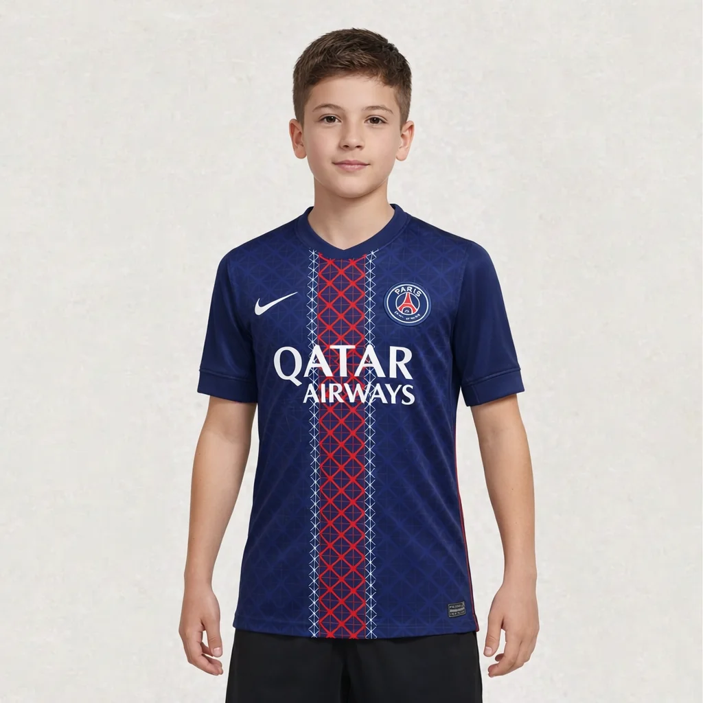 PSG 25/26 Kids Home Jersey