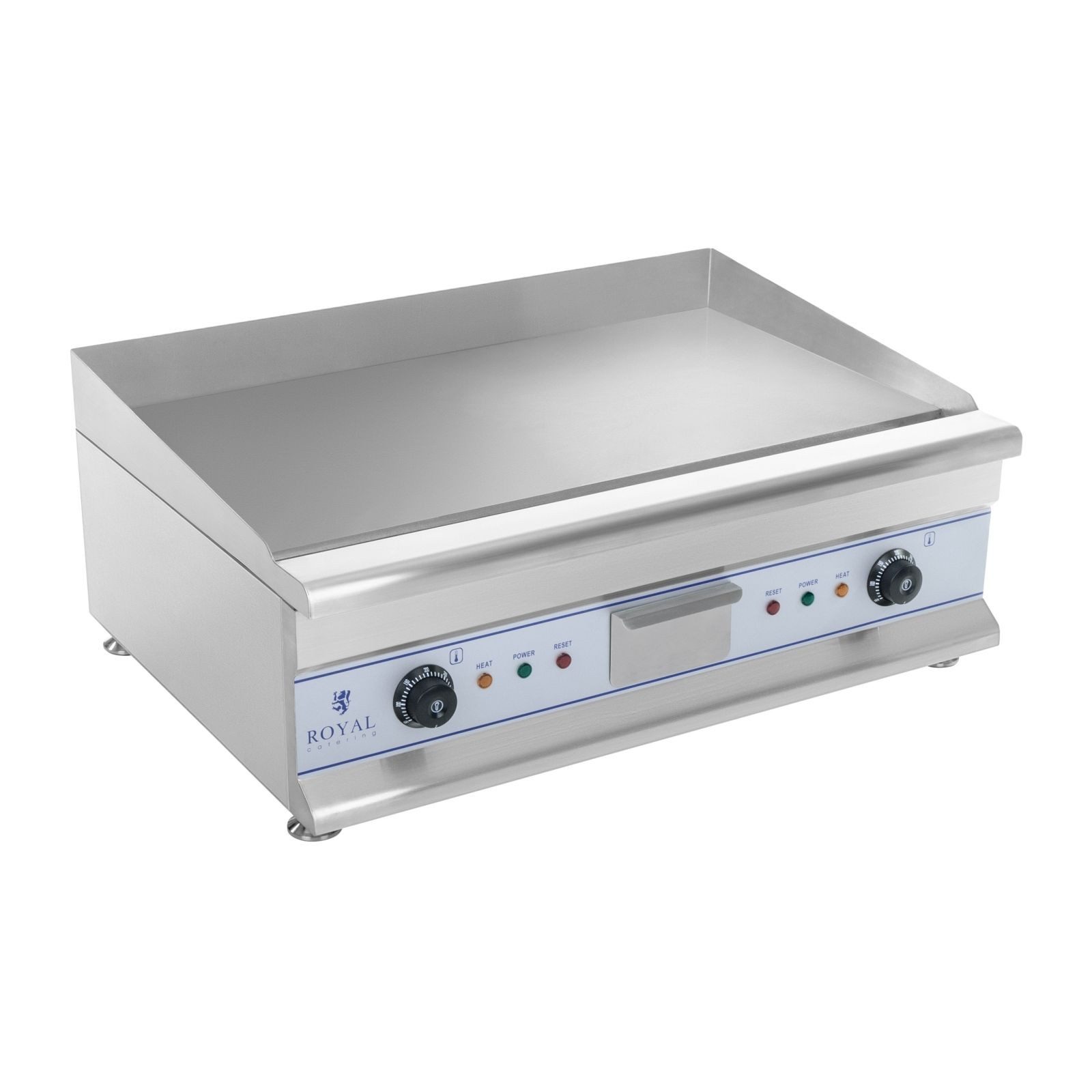 Elektrogrill Elektro Grillplatte Griddleplatte Griddle Bräter Grill 60cm Glatt 2 x