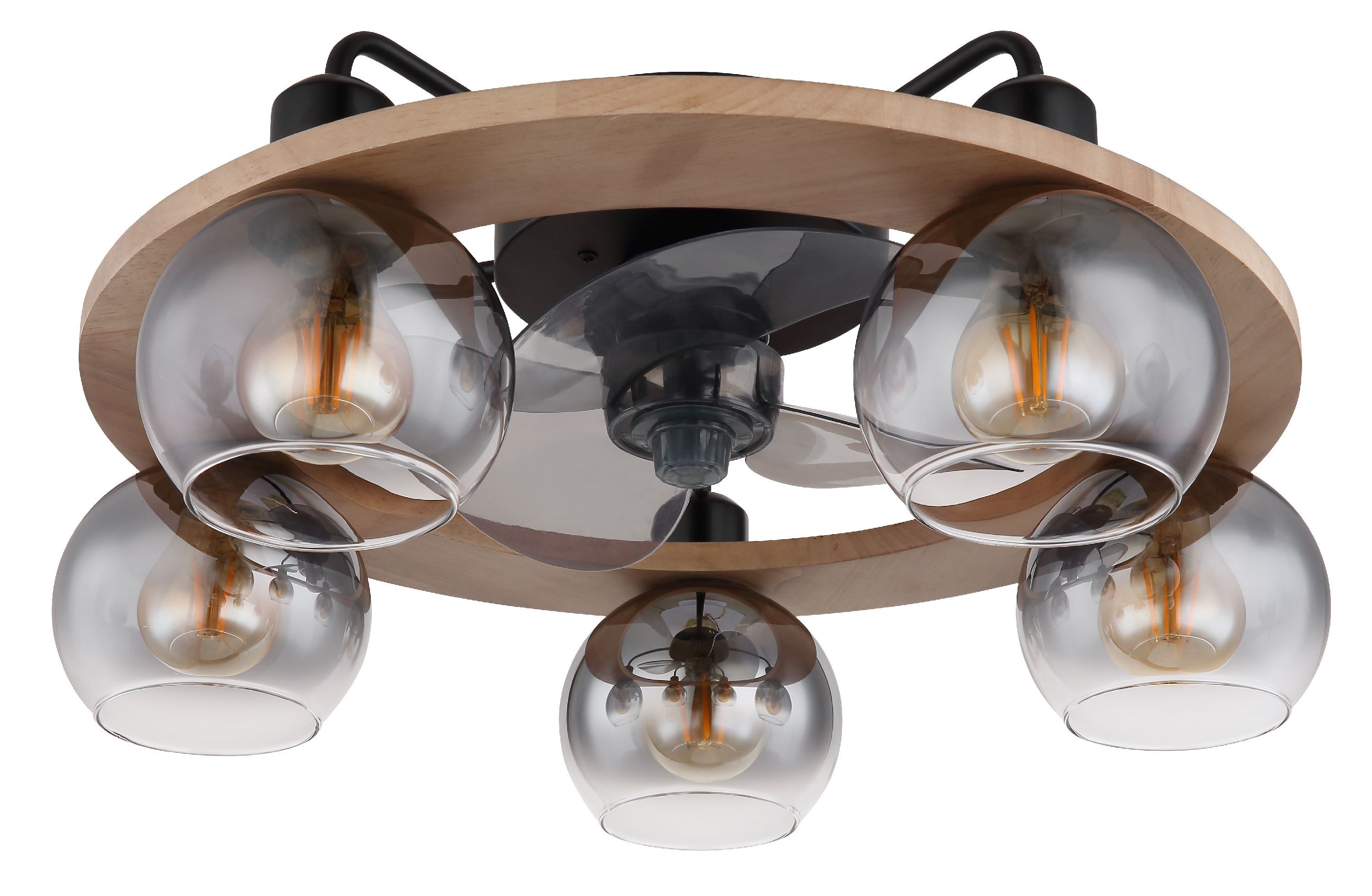 Deckenventilator GLOBO Lighting Ventilator LAMOTTA DH 55x21.50 cm schwarz