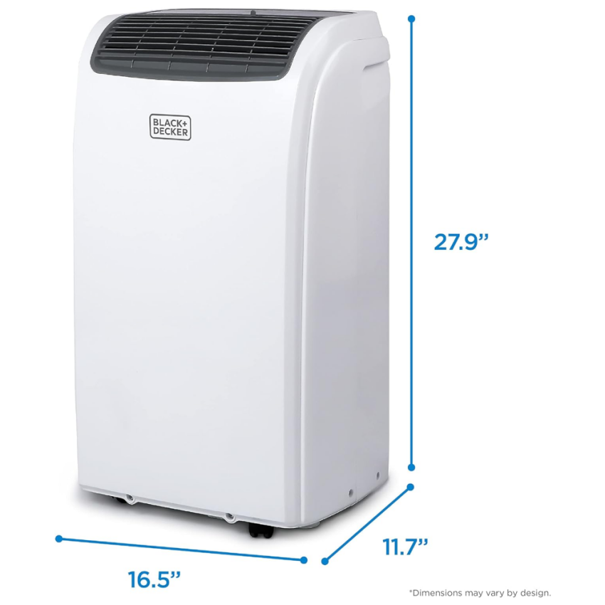 BLACK+DECKER Air Conditioner, 14,000 BTU Air Conditioner Portable for Room and Heater up to 700 Sq. Ft. with Remote Control