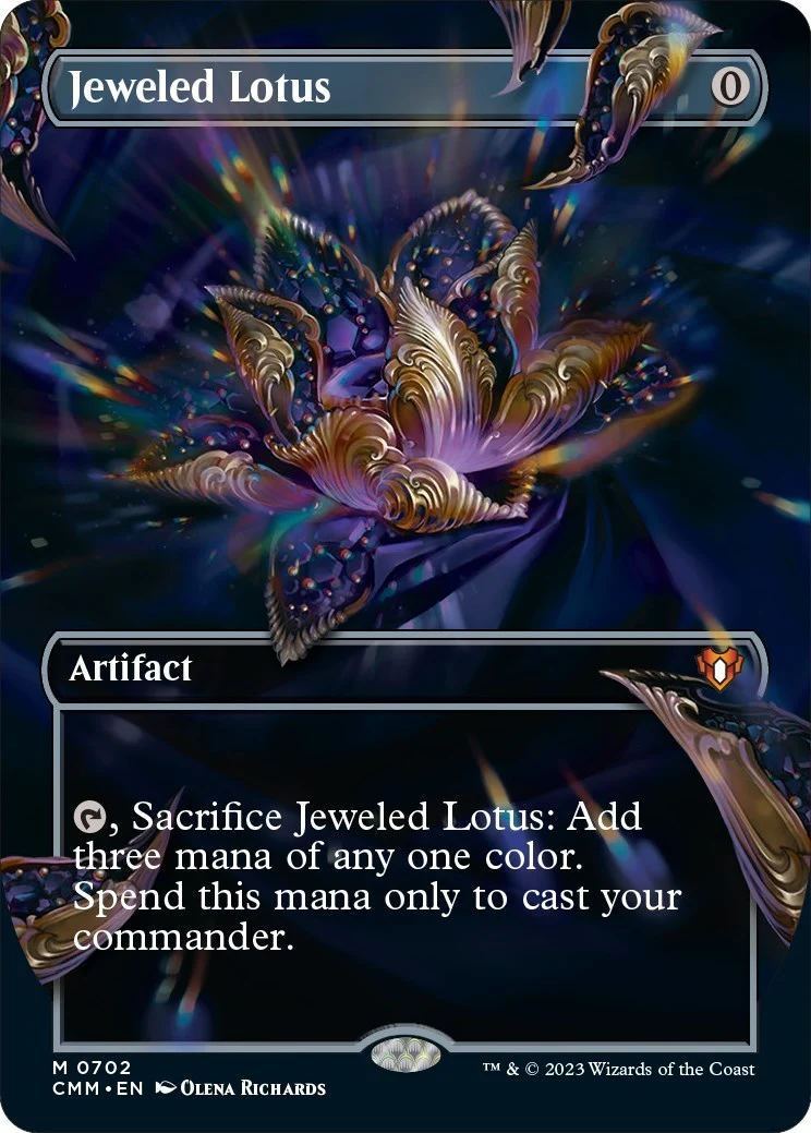 Jeweled Lotus (Borderless) (702) (Commander Masters)