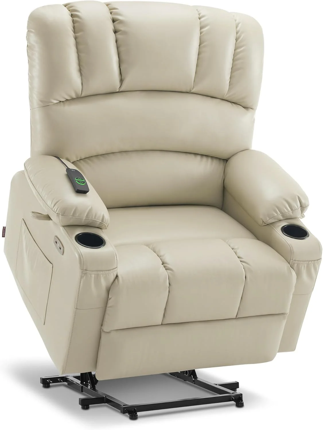 Heated Lift Recliner for Seniors with USB & Cup Holders