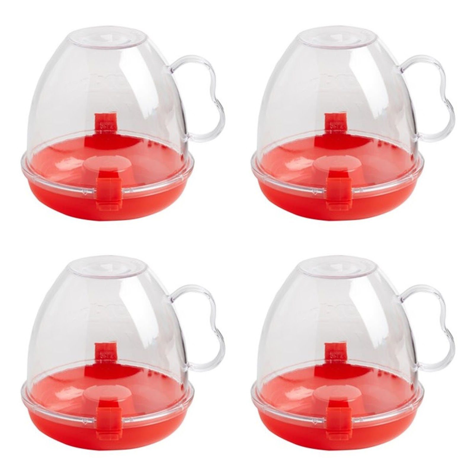 Popcornmaschine 4er Set Mikrowellen Popcornmaker Popcornbereiter Popcorn Maker