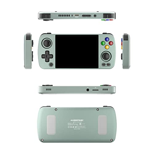 RG405M Android 12 Console di gioco portatile portatile, giocatore di gioco retrò, console per videogiochi portatile Schermo da 4 pollici 3000 giochi incorporati, 4 128G 128G Classic FC Retro Arcade : Giochi e giocattoli