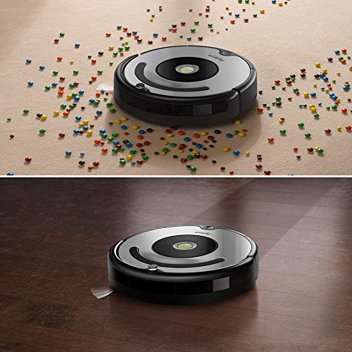 iRobot Roomba 677 Smart Wi Fi Connected Multisurface Robot Vacuum with Alexa Connectivity and Pet Hair Technology (Non Retail Packaging)