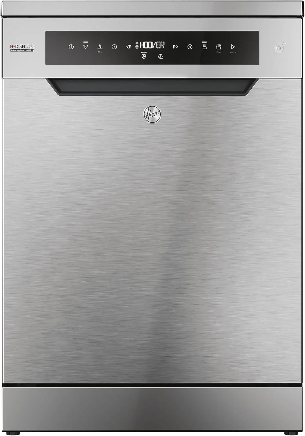 Hoover HF 4C6F0PW vaatwasser; 14 couverts; Vrijstaand, 60 cm breed; Energie-effici?ntieklasse C; Slimme bediening met wifi + bluetooth-technologie