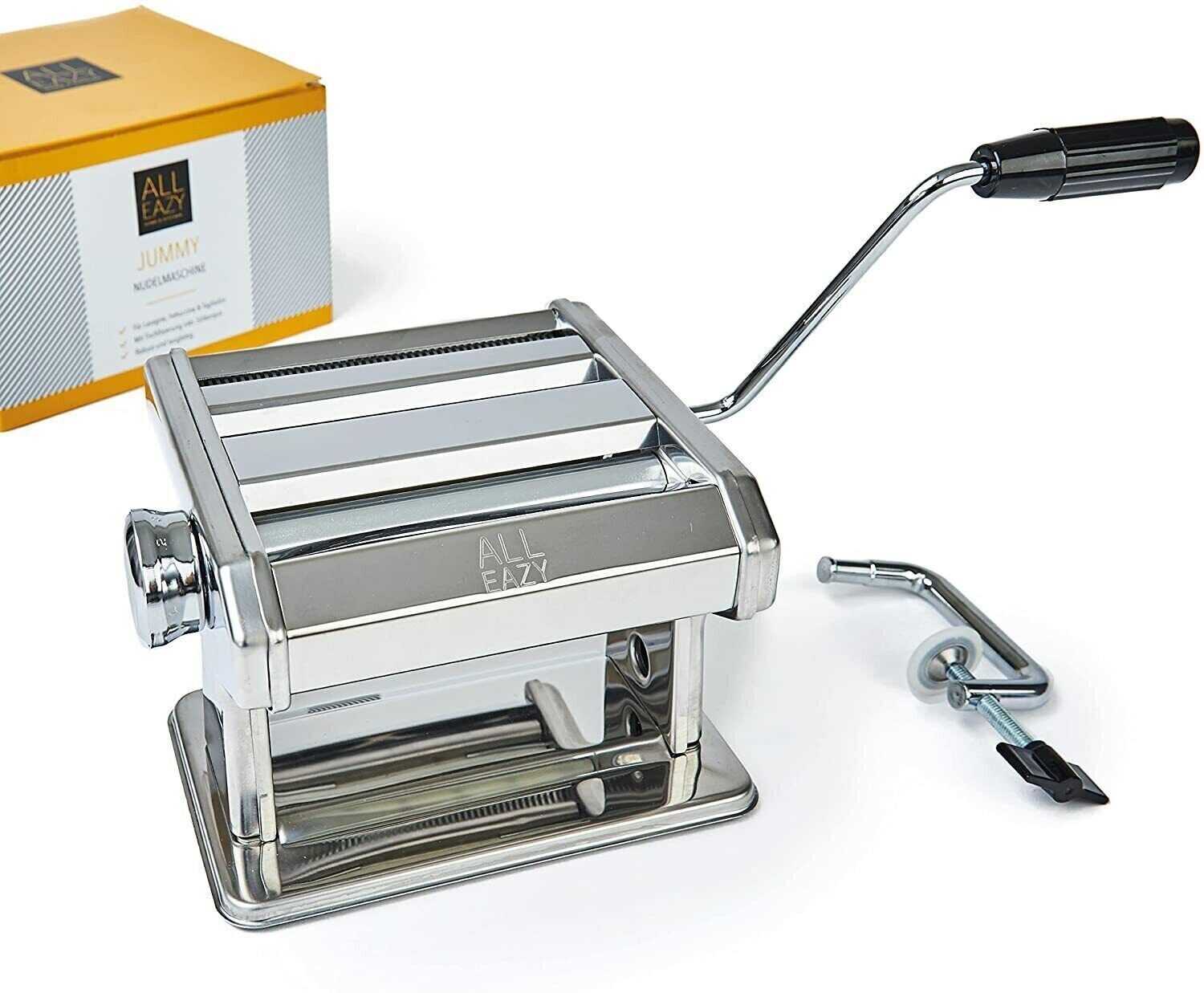 Nudelmaschine Nudelmaschine aus Edelstahl Pastamaker 3 in 1 Pastamaschine Nudeln