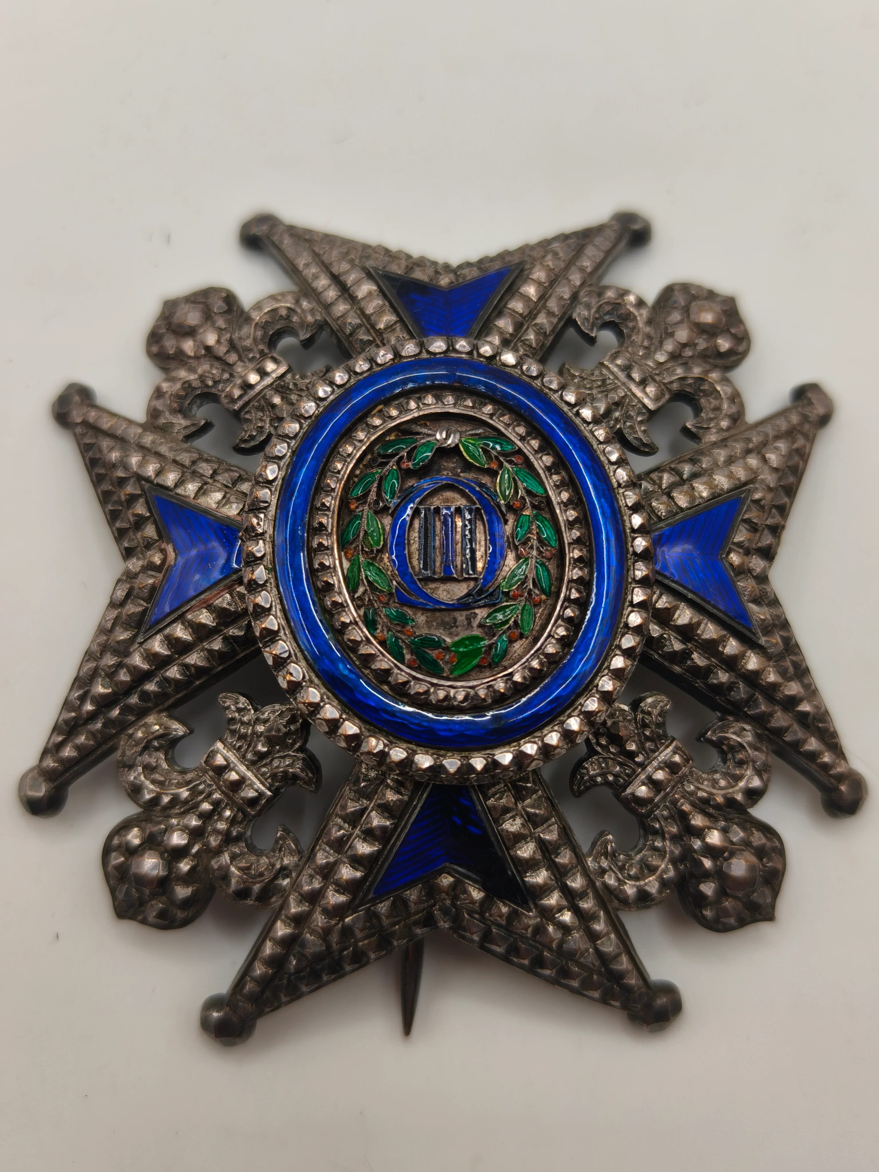 The Grand Cross of the Royal Order of Charles III . Spain XIX Century.