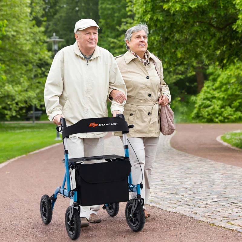 Foldable Rolling Walker with 9.5