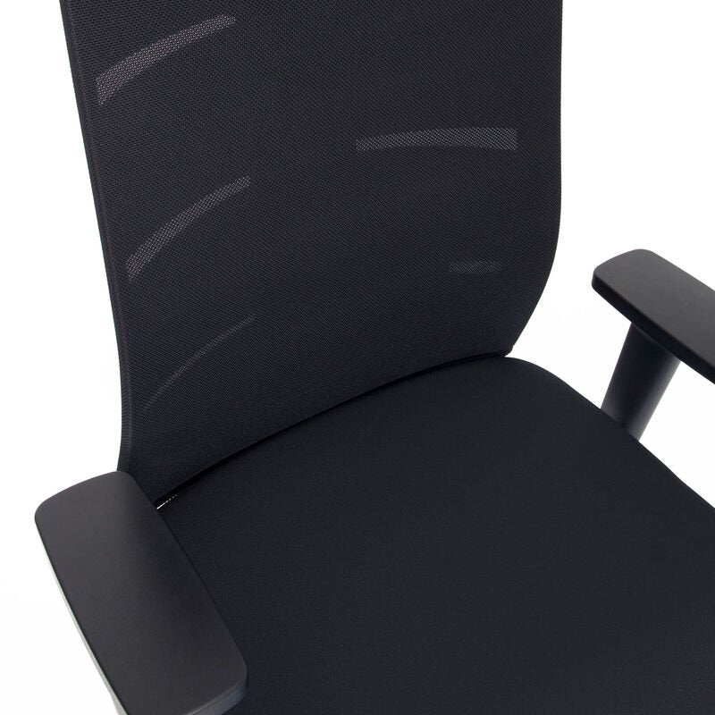 Sedia da ufficio ergonomica con schienale a rete Agilis Matrix MT13 | Colore Nero