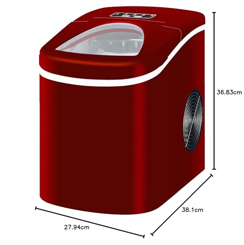 Compact Ice Maker, rosso : Amazon.it: Casa e cucina