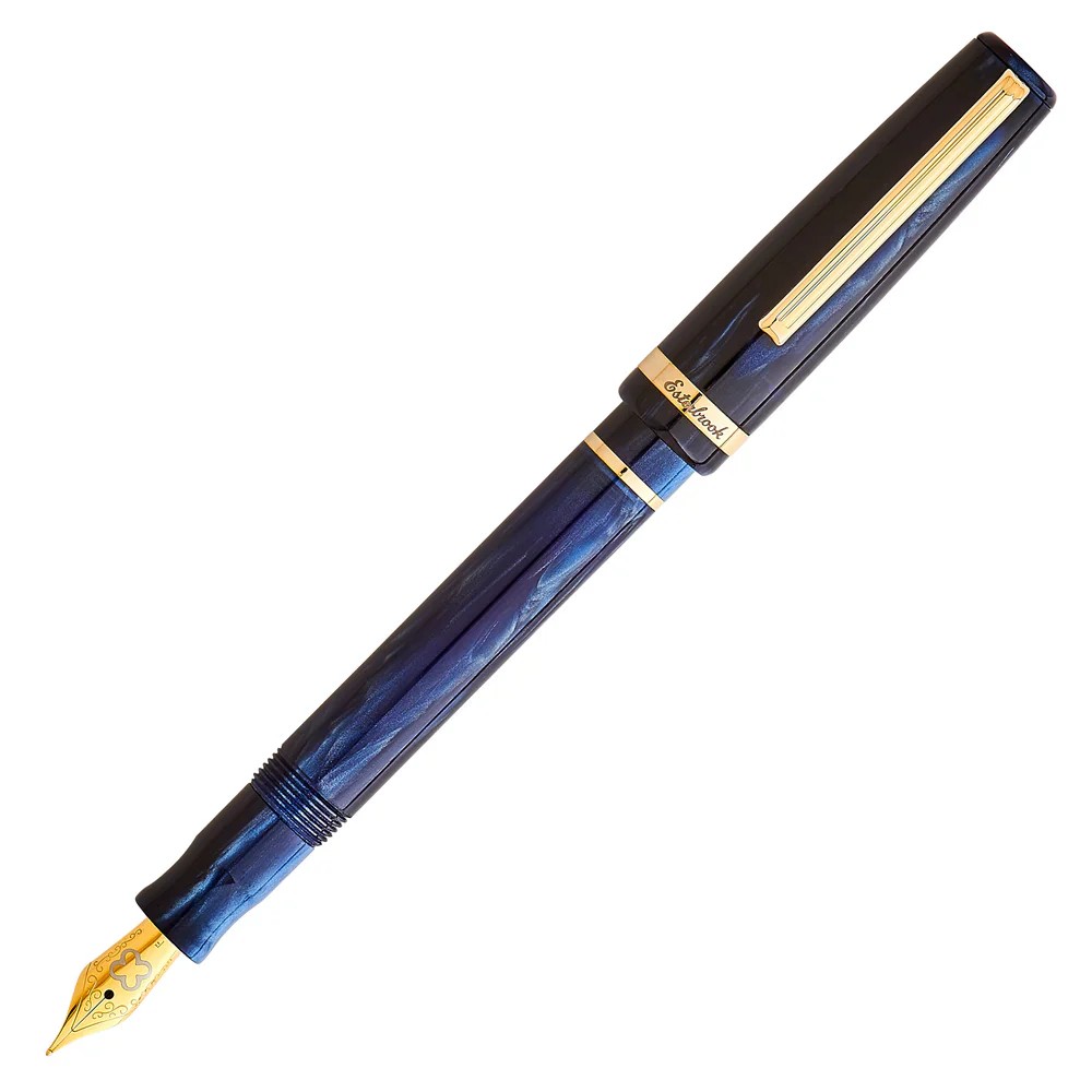 Esterbrook JR Pocket Fountain  Pen - Capri Blue with Gold Trim