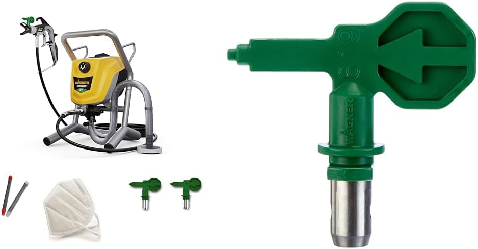 WAGNER Airless Farbsprühsystem Control Pro 350 M für Wandfarben, Latexfarben, Lacke & Lasuren, 15 m²-2 min, Druckregulierung, 110 bar, Schlauch 15 m