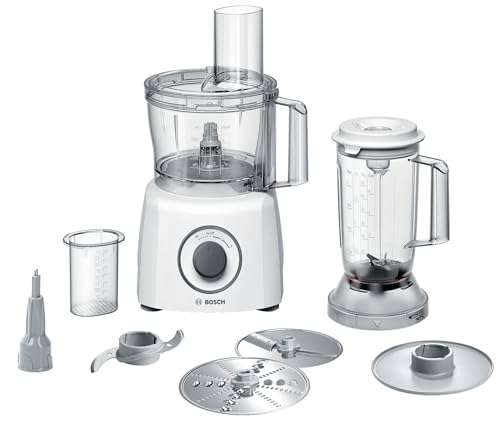 Bosch MCM3200W MultiTalent 3   Robot da Cucina Compatto, 800W, Bianco/Grigio 375 x 220 x 260mm : Amazon.it: Casa e cucina