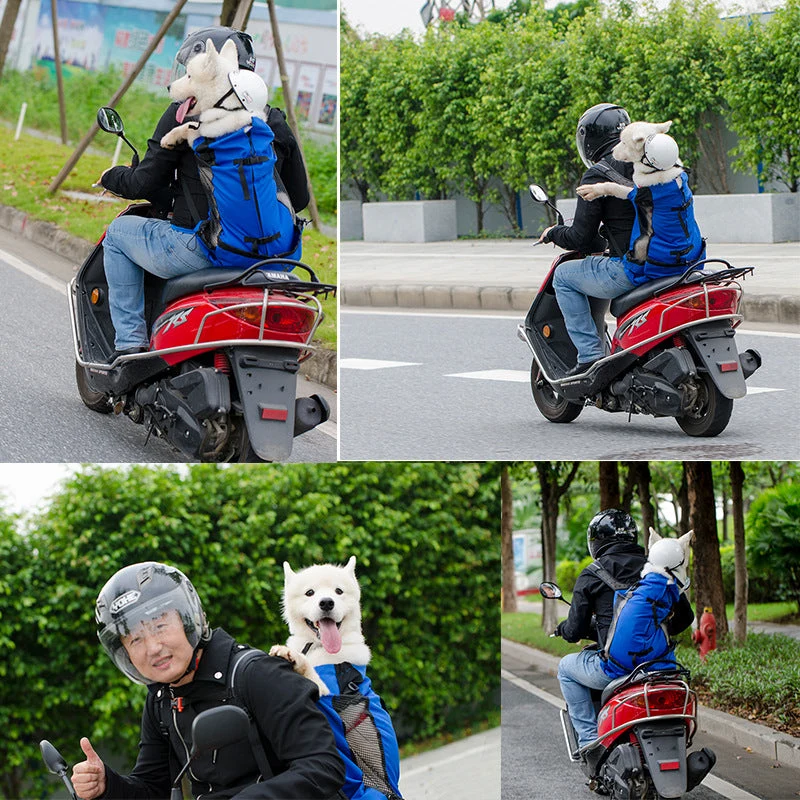Dog Backpack Carrier �C Ergonomic & Breathable with Built-In Safety Harness