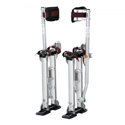 VEVOR Arbeitsstelzen Trockenbau 45,7-76,2 cm Höhenverstellbar Aluminiumstelzen Deckenbau 103 kg Tragfähigkeit Malerstelzen 27-29 cm Fußgröße Für