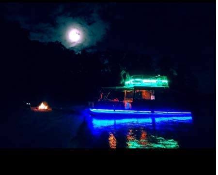 Pimp My Pontoon Blue LED Under Deck Accent Lighting DIY Complete Kit