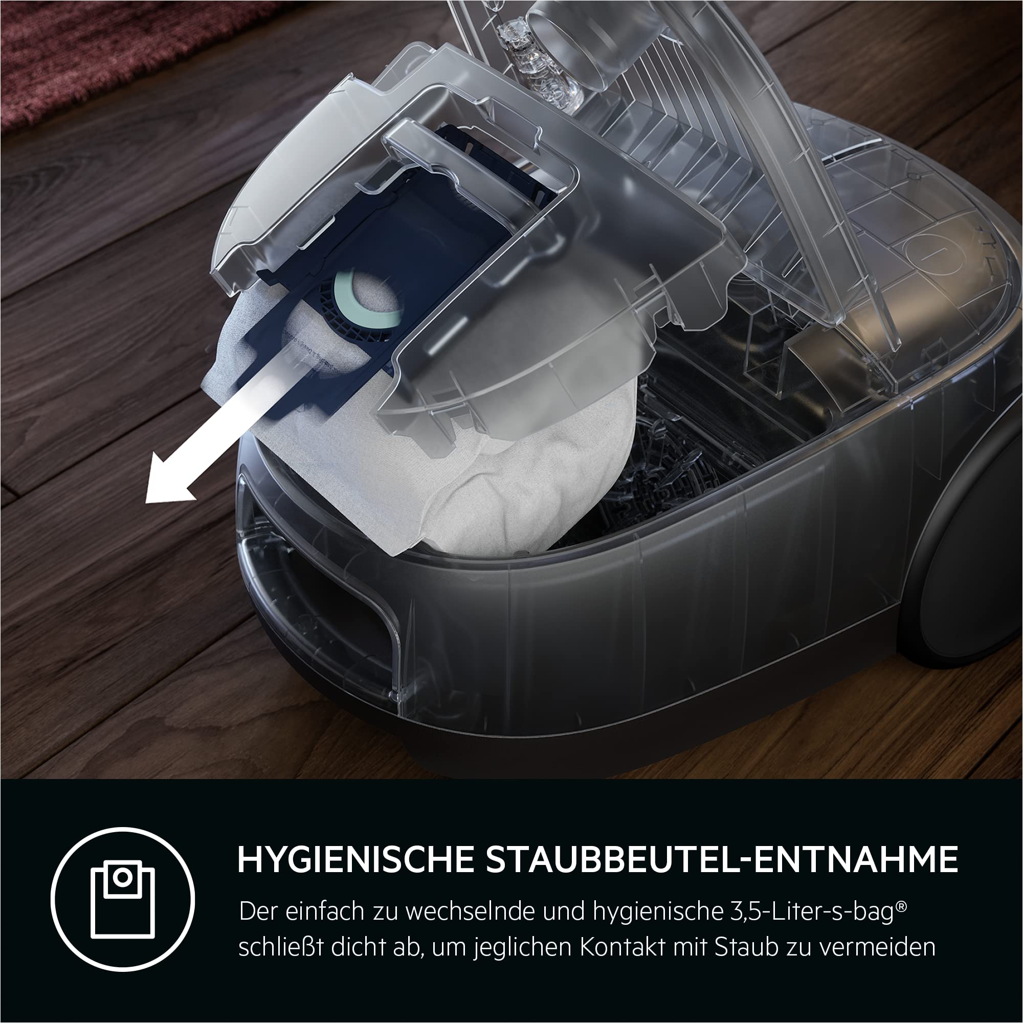 Staubsauger mit Beutel CLEAN 6000, 850 W, inkl. Bodendüse, Fugendüse, Mini-Polsterdüse und Staubbeutel