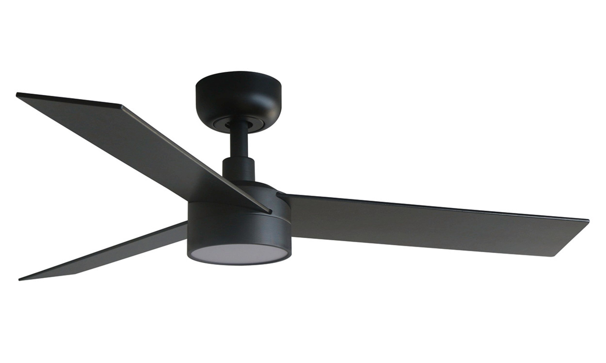 Deckenventilator Energiespar Deckenventilator Rudder S Schwarz mit LED