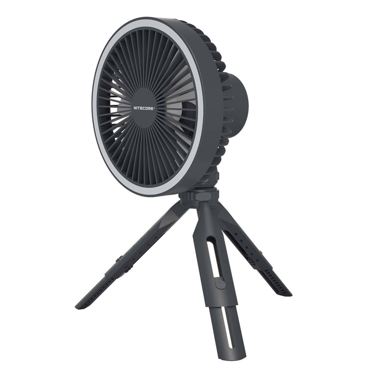 Tischventilator NEF10 mit LED-Licht - Ventilator Grau