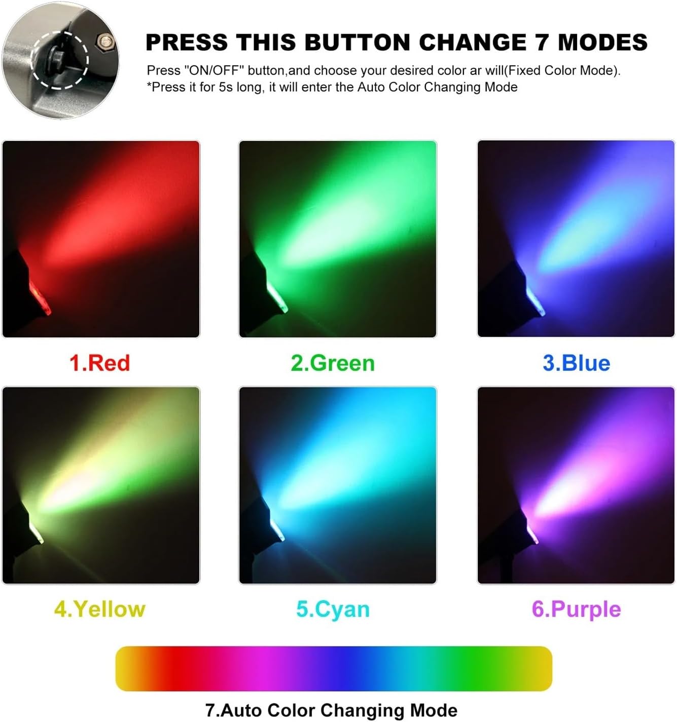 RGB SO LED Außenleuchten IP65 Wasserdicht Garten Dekorative Lampen Hell Energieeffizient Warm Kaltweiß Landschaft Hof Beleuchtung für Weg und Terrasse