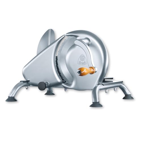 GRAEF H9EU H9 Affettatrice Manuale per Pane in Metallo Acciaio Inossidabile/Legno, Argento : Amazon.it: Casa e cucina