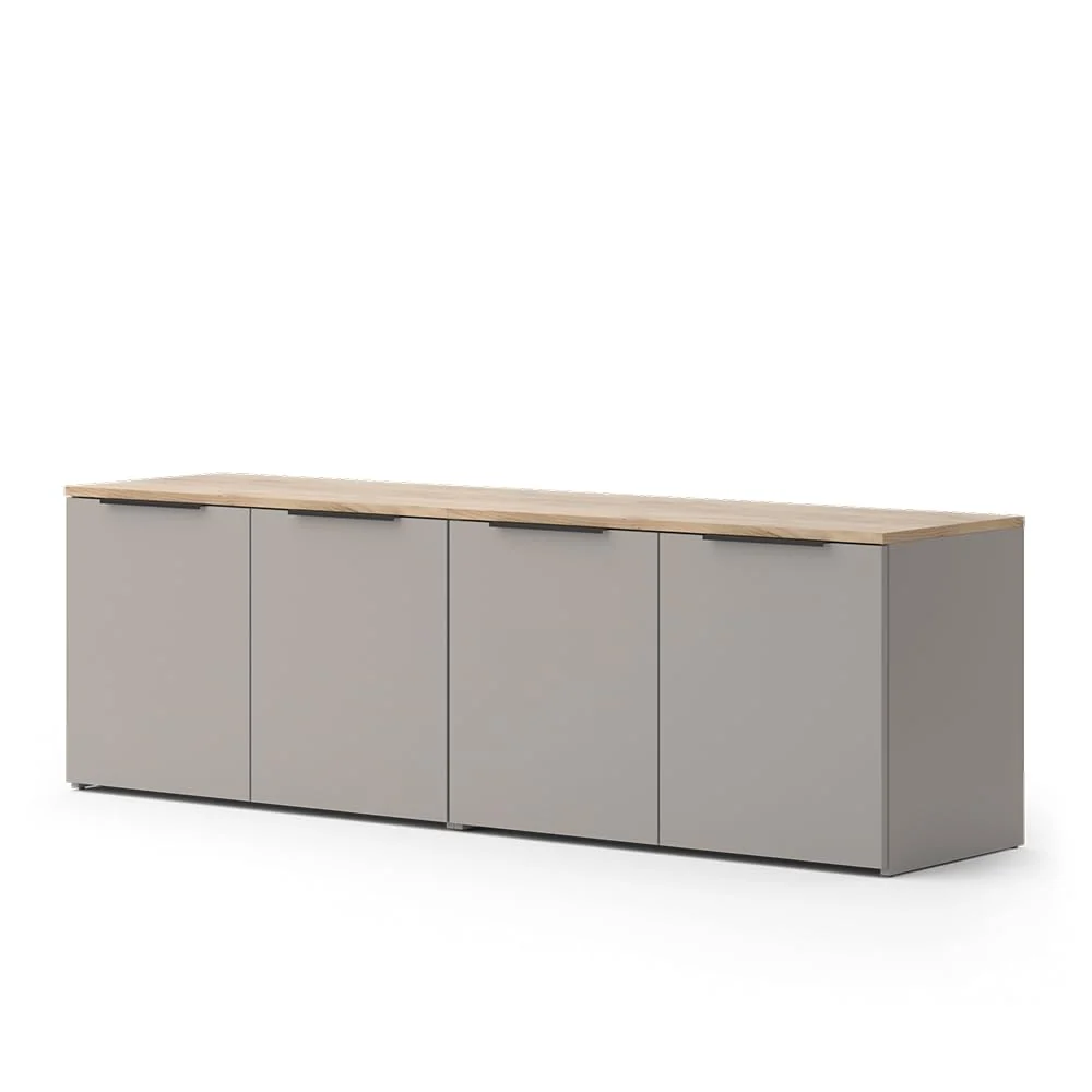 Vicco Wido Wohnwand, mehrteiliges TV-Möbel-Set für das Wohnzimmer