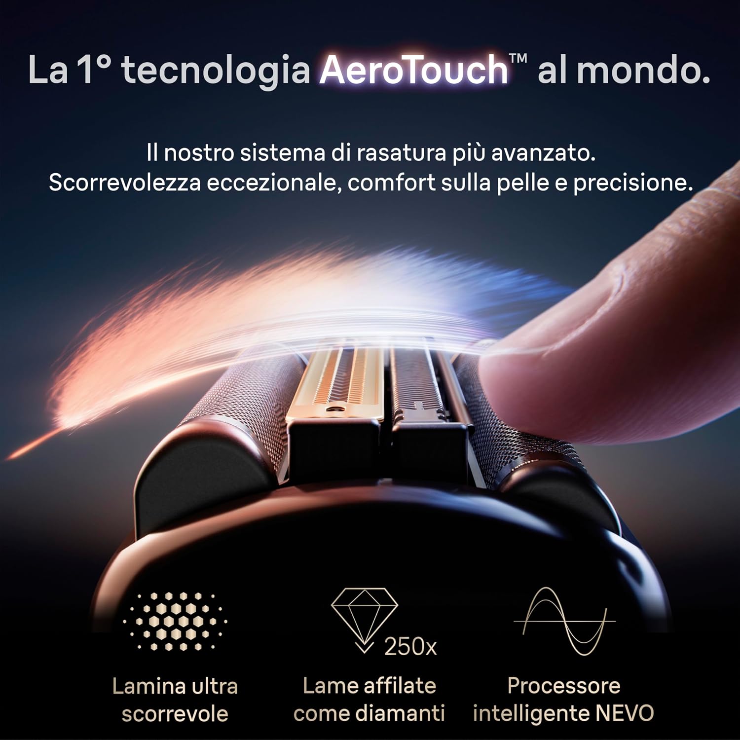 Braun NEVO Rasoio Elettrico Barba, Custodia Da Viaggio, NEVO15115C, Grafite