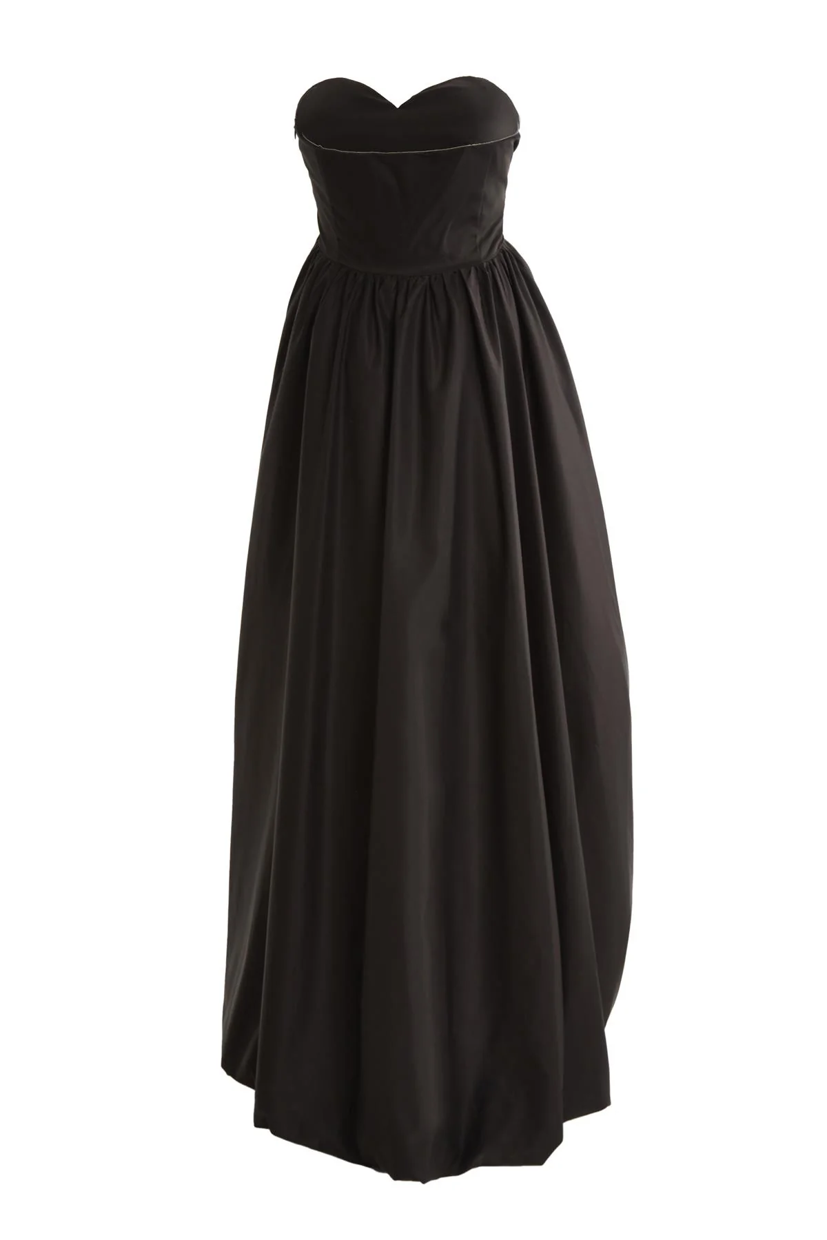 Alexia Black Hi-Low Strapless Dress