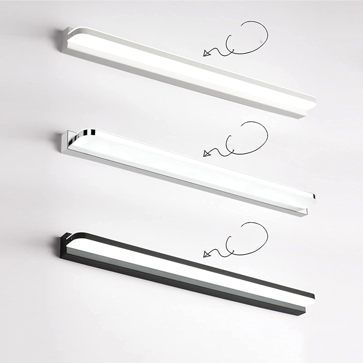 Led Acryl Badezimmer Spiegel Lampe Wandlicht Wasserdicht Anti Nebel Kein Flicker Make-Up Licht Für Spiegel Front/Spiegel Schrank/42Cm